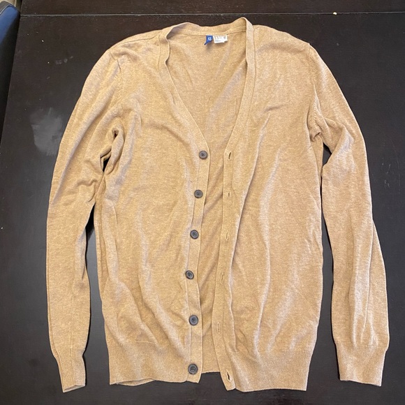 H&M Sweaters Hm Mens Tan Cardigan Sweater Poshmark